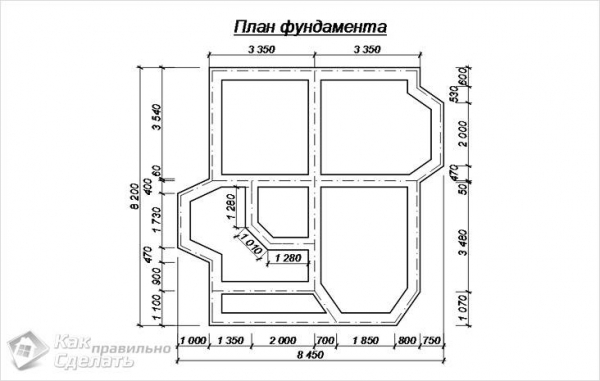 Как правильно сделать разметку фундамента — разметить фундамент — Всё о .